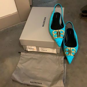Authentic balenciaga knife flats